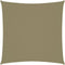 vidaXL - Zonnescherm - vierkant - 3x3 - m - oxford - stof - beige