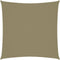 vidaXL - Zonnescherm - vierkant - 3x3 - m - oxford - stof - beige