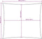vidaXL Zonnescherm vierkant 3x3 m oxford stof blauw