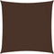 vidaXL - Zonnescherm - vierkant - 3x3 - m - oxford - stof - bruin