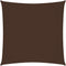 vidaXL - Zonnescherm - vierkant - 3x3 - m - oxford - stof - bruin