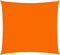 vidaXL - Zonnescherm - vierkant - 3x3 - m - oxford - stof - oranje