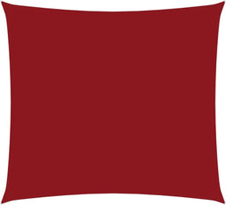 vidaXL - Zonnescherm - vierkant - 3x3 - m - oxford - stof - rood