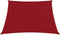 vidaXL - Zonnescherm - vierkant - 3x3 - m - oxford - stof - rood