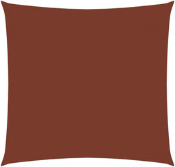 vidaXL - Zonnescherm - vierkant - 3x3 - m - oxford - stof - terracottakleurig