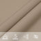 vidaXL - Zonnescherm - vierkant - 3x3 - m - oxford - stof - taupe