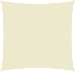 vidaXL - Zonnescherm - vierkant - 4,5x4,5 - m - oxford - stof - crèmekleurig