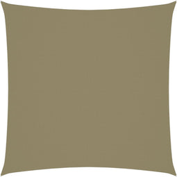 vidaXL - Zonnescherm - vierkant - 4x4 - m - oxford - stof - beige