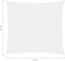 vidaXL - Zonnescherm - vierkant - 4x4 - m - oxford - stof - wit