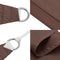 vidaXL - Zonnescherm - vierkant - 5x5 - m - oxford - stof - bruin