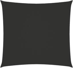 vidaXL - Zonnescherm - vierkant - 5x5 - m - oxford - stof - antracietkleurig