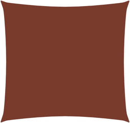 vidaXL - Zonnescherm - vierkant - 5x5 - m - oxford - stof - terraccota