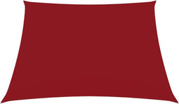 vidaXL - Zonnescherm - vierkant - 6x6 - m - oxford - stof - rood