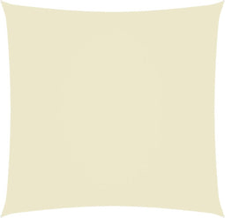 vidaXL - Zonnescherm - vierkant - 6x6 - m - oxford - stof - crèmekleurig