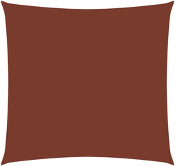 vidaXL - Zonnescherm - vierkant - 6x6 - m - oxford - stof - terracottakleurig