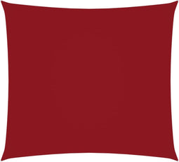 vidaXL - Zonnescherm - vierkant - 7x7 - m - oxford - stof - rood
