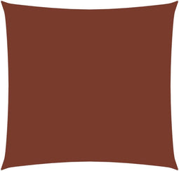vidaXL - Zonnescherm - vierkant - 7x7 - m - oxford - stof - terracottakleurig