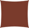 vidaXL - Zonnescherm - vierkant - 7x7 - m - oxford - stof - terracottakleurig