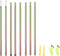 vidaXL - Zonneschermpalen - 2 - st - 200 - cm - gegalvaniseerd - staal