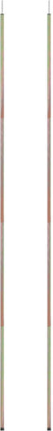vidaXL - Zonneschermpalen - 2 - st - 200 - cm - gegalvaniseerd - staal
