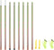 vidaXL - Zonneschermpalen - 2 - st - 250 - cm - gegalvaniseerd - staal