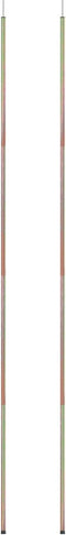 vidaXL - Zonneschermpalen - 2 - st - 250 - cm - gegalvaniseerd - staal