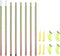 vidaXL - Zonneschermpalen - 2 - st - 250 - cm - gegalvaniseerd - staal