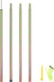 vidaXL - Zonneschermpalen - 200 - cm - gegalvaniseerd - staal