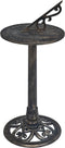 vidaXL - Zonnewijzer - 35,5x82 - cm - kunststof - bronskleurig