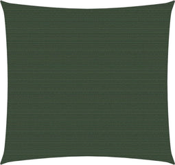 vidaXL - Zonnezeil - 160 - g/m² - 2,5x2,5 - m - HDPE - donkergroen