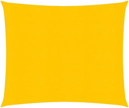 vidaXL - Zonnezeil - 160 - g/m² - 2,5x2,5 - m - HDPE - geel