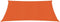 vidaXL - Zonnezeil - 160 - g/m² - 2,5x2,5 - m - HDPE - oranje