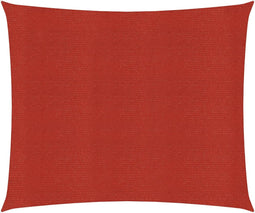 vidaXL - Zonnezeil - 160 - g/m² - 2,5x2,5 - m - HDPE - rood