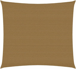 vidaXL - Zonnezeil - 160 - g/m² - 2,5x2,5 - m - HDPE - taupe