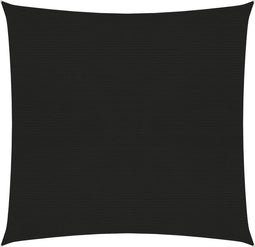 vidaXL - Zonnezeil - 160 - g/m² - 2,5x2,5 - m - HDPE - zwart