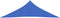 vidaXL - Zonnezeil - 160 - g/m² - 2,5x2,5x3,5 - m - HDPE - blauw