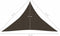 vidaXL - Zonnezeil - 160 - g/m² - 2,5x2,5x3,5 - m - HDPE - bruin