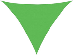 vidaXL - Zonnezeil - 160 - g/m² - 2,5x2,5x3,5 - m - HDPE - lichtgroen