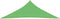 vidaXL - Zonnezeil - 160 - g/m² - 2,5x2,5x3,5 - m - HDPE - lichtgroen
