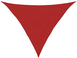 vidaXL - Zonnezeil - 160 - g/m² - 2,5x2,5x3,5 - m - HDPE - red