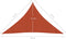 vidaXL - Zonnezeil - 160 - g/m² - 2,5x2,5x3,5 - m - HDPE - terracottakleurig