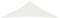 vidaXL - Zonnezeil - 160 - g/m² - 2,5x2,5x3,5 - m - HDPE - wit