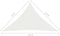 vidaXL - Zonnezeil - 160 - g/m² - 2,5x2,5x3,5 - m - HDPE - wit