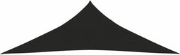 vidaXL - Zonnezeil - 160 - g/m² - 2,5x2,5x3,5 - m - HDPE - zwart