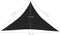 vidaXL - Zonnezeil - 160 - g/m² - 2,5x2,5x3,5 - m - HDPE - zwart