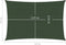 vidaXL - Zonnezeil - 160 - g/m² - 2,5x3,5 - m - HDPE - donkergroen