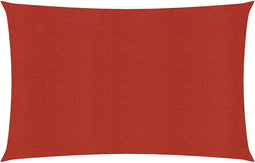 vidaXL - Zonnezeil - 160 - g/m² - 2,5x3,5 - m - HDPE - rood