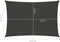 vidaXL - Zonnezeil - 160 - g/m² - 2,5x3,5 - m - HDPE - antracietkleurig