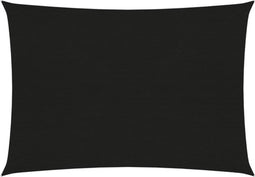 vidaXL - Zonnezeil - 160 - g/m² - 2,5x3,5 - m - HDPE - zwart