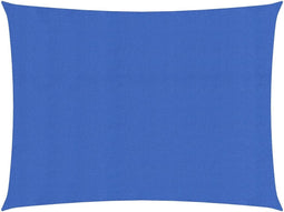 vidaXL - Zonnezeil - 160 - g/m² - 2,5x3 - m - HDPE - blauw